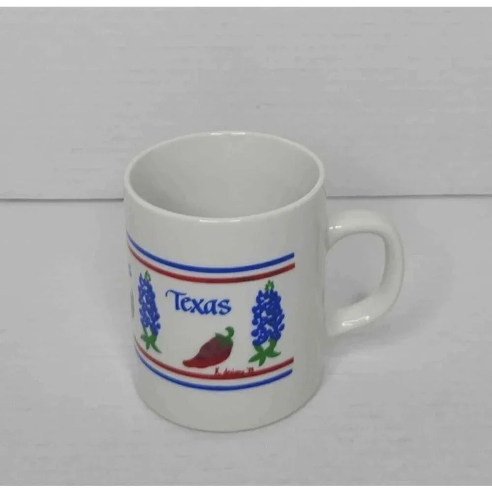 Vintage Texas State Souvenir Coffee Cup
